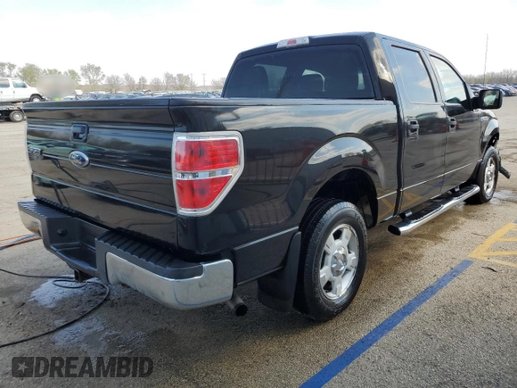 2010 Ford F-150 XL with VIN 1FTEW1C81AFD75177, listed as a Copart auction lot 52542515 with 165,694 mi miles and Salvage Title. Bid and sale history available at carsss.com. Image 3.