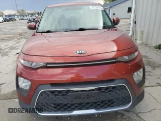 2020 Kia Soul S with VIN KNDJ23AUXL7122250, listed as a Copart auction lot 52758195 with 55,572 mi miles and Salvage Title. Bid and sale history available at carsss.com. Image 5.