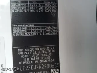 2024 Land Rover Defender X-Dynamic SE with VIN SALE27EU7R2290655, listed as a Copart auction lot 87423784 with 24,821 mi miles and Salvage Title. Bid and sale history available at carsss.com. Image 12.