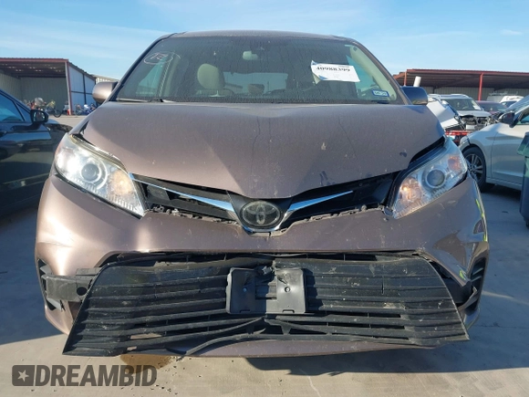 2019 Toyota Sienna LE Auto Access Seat with VIN 5TDKZ3DC6KS011038, listed as a IAAI auction lot 40988399 with 107,175 mi miles and . Bid and sale history available at DreamBid. Image 6.