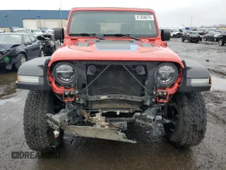 2022 Jeep Wrangler Unlimited Rubicon with VIN 1C4JJXR62NW171306, listed as a Copart auction lot 81366074 with 25,001 mi miles and Clean title. Bid and sale history available at DreamBid. Image 5.