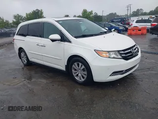 2015 Honda Odyssey EX-L z VIN 5FNRL5H68FB022052, wystawiony jako IAAI lot #42336450 z przebiegiem 68 060 mil mil oraz . Historia ofert i sprzedaży dostępna na DreamBid. Obrazek 1.