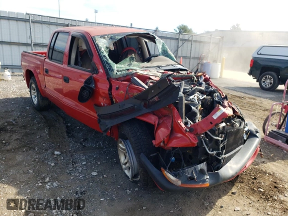 2003 Dodge Dakota Sport with VIN 1D7HL38X63S122194, listed as a Copart auction lot 58235722 with 0 mi miles and Non Repairable. Bid and sale history available at carsss.com. Image 1.