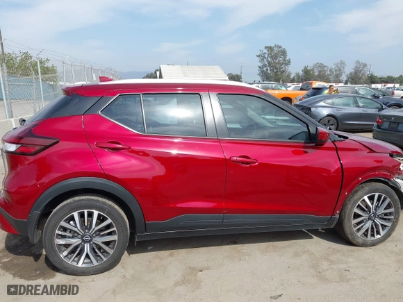 2023 Nissan Kicks SV with VIN 3N1CP5CV0PL476441, listed as a IAAI auction lot 42012895 with 20,285 mi miles. Bid and sale history available at carsss.com. Image 14.