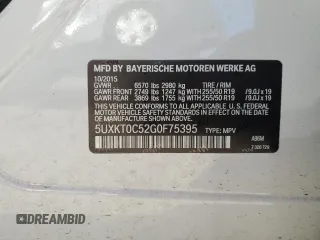 2016 BMW X5 xDrive40e with VIN 5UXKT0C52G0F75395, listed as a Copart auction lot 44775875 with 94,113 mi miles and Salvage Title. Bid and sale history available at DreamBid. Image 13.
