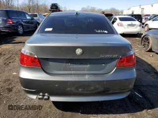 2006 BMW 5 Series 530xi with VIN WBANF73516CU19452, listed as a Copart auction lot 47118735 with 146,502 mi miles and Salvage Title. Bid and sale history available at DreamBid. Image 6.