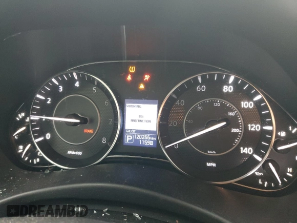 2017 Nissan Armada Platinum with VIN JN8AY2NF8H9300967, listed as a Copart auction lot 55513905 with 120,266 mi miles and Salvage title. Bid and sale history available at DreamBid. Image 9.