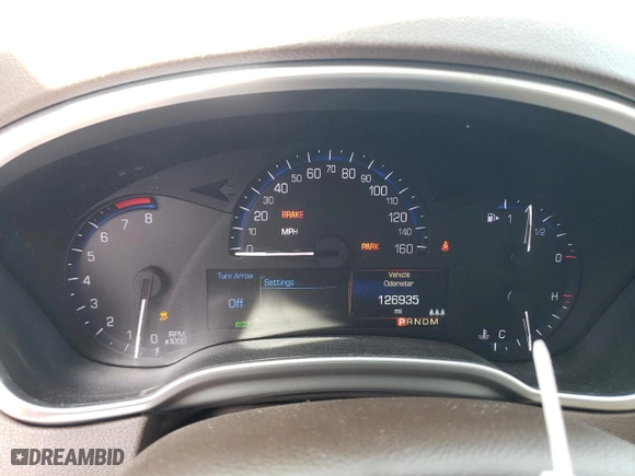 2015 Cadillac SRX Luxury Collection with VIN 3GYFNBE38FS613232, listed as a Copart auction lot 49917394 with 126,935 mi miles and Salvage Title. Bid and sale history available at carsss.com. Image 9.