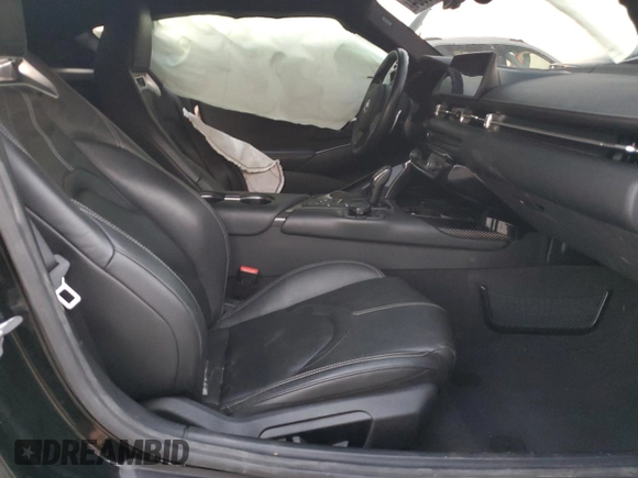 2021 Toyota GR Supra 3.0 with VIN WZ1DB0C00MW042065, listed as a Copart auction lot 83456584 with 36,410 mi miles and Salvage Title. Bid and sale history available at carsss.com. Image 7.