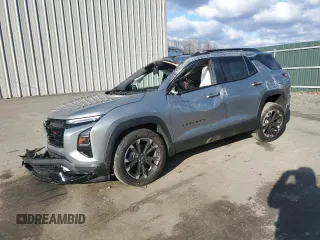 2025 Chevrolet Equinox AWD RS z VIN 3GNAXTEG8SL285728, wystawiony jako Copart lot #51778115 z przebiegiem Nie podano mil oraz Szkoda całkowita • Salvage title. Historia ofert i sprzedaży dostępna na DreamBid. Obrazek 1.