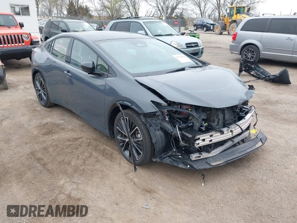 2024 Toyota Prius LE with VIN JTDACAAU8R3028529, listed as a IAAI auction lot 42079826 with 7,849 mi miles and . Bid and sale history available at DreamBid. Image 1.