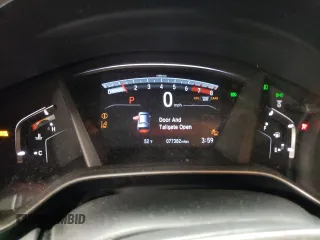 2017 Honda CR-V EX with VIN 5J6RW2H55HL022128, listed as a Copart auction lot 50517305 with 77,382 mi miles and Salvage Title. Bid and sale history available at carsss.com. Image 9.