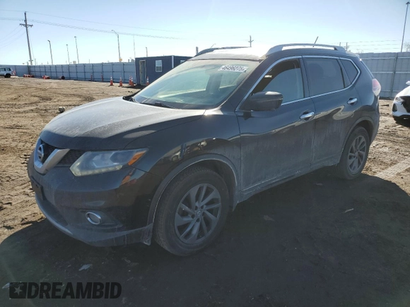 2016 Nissan Rogue SV with VIN 5N1AT2MV1GC870776, listed as a Copart auction lot 46496275 with 109,718 mi miles and Clean Title. Bid and sale history available at DreamBid. Image 1.