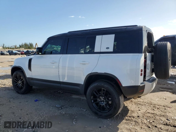 2023 Land Rover Defender S with VIN SALEJ7EX2P2158154, listed as a Copart auction lot 46595065 with 13,045 mi miles and Salvage title. Bid and sale history available at DreamBid. Image 2.