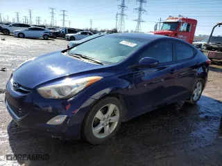 2012 Hyundai Elantra Limited with VIN 5NPDH4AE9CH083253, listed as a Copart auction lot 47805765 with 134,560 mi miles and Salvage Title. Bid and sale history available at carsss.com. Image 1.