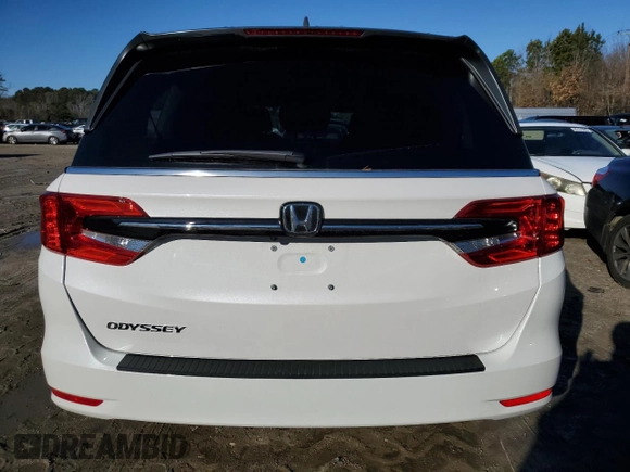 2024 Honda Odyssey EX-L with VIN 5FNRL6H69RB070816, listed as a Copart auction lot 45278975 with 4,491 mi miles and Salvage Title. Bid and sale history available at DreamBid. Image 6.