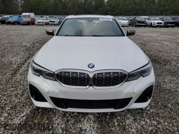 2020 BMW 3 Series M340i with VIN 3MW5U7J08L8B35753, listed as a Copart auction lot 86742584 with 21,055 mi miles and Salvage Title. Bid and sale history available at carsss.com. Image 5.