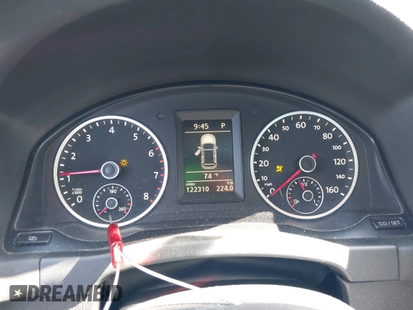2012 Volkswagen Tiguan LE with VIN WVGAV7AX1CW557250, listed as a IAAI auction lot 42300694 with 122,310 mi miles and . Bid and sale history available at DreamBid. Image 7.