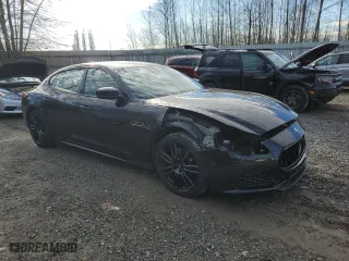 2018 Maserati Quattroporte S with VIN ZAM56YPA1J1304673, listed as a Copart auction lot 87639785 with 44,578 mi miles and Salvage Title. Bid and sale history available at carsss.com. Image 4.