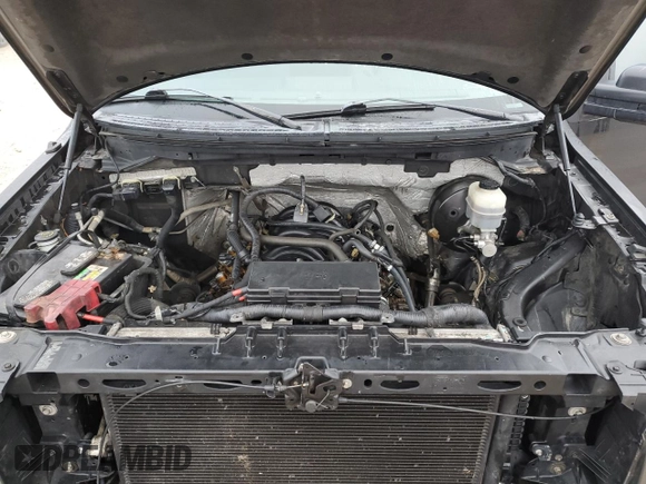 2012 Ford F-150 XL with VIN 1FTFW1CF1CKE31499, listed as a Copart auction lot 46225155 with 214,032 mi miles and Salvage Title. Bid and sale history available at carsss.com. Image 11.