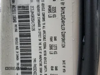 2005 Chrysler 300 300 z VIN 2C3JA43R35H175126, wystawiony jako Copart lot #58218305 z przebiegiem 167 612 mil mil oraz Szkoda całkowita • Salvage title. Historia ofert i sprzedaży dostępna na DreamBid. Obrazek 12.