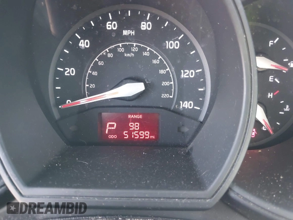 2016 Kia Rio LX with VIN KNADM5A37G6676302, listed as a IAAI auction lot 41937880 with 51,599 mi miles and . Bid and sale history available at DreamBid. Image 15.