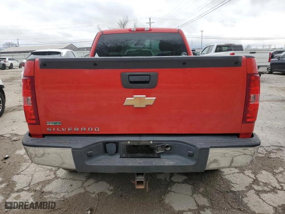 2011 Chevrolet Silverado 1500 Work Truck with VIN 1GCNKPE08BZ320778, listed as a Copart auction lot 80828824 with 93,483 mi miles and Salvage Title. Bid and sale history available at carsss.com. Image 6.