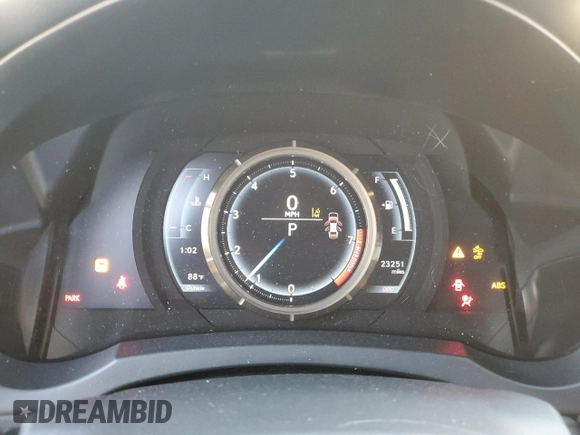 2020 Lexus IS 350 F Sport with VIN JTHGZ1B26L5035933, listed as a Copart auction lot 70339434 with 23,251 mi miles and Salvage title. Bid and sale history available at DreamBid. Image 9.