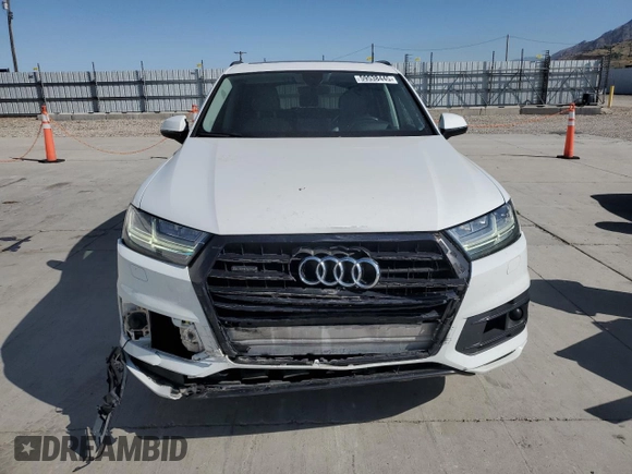 2018 Audi Q7 Prestige with VIN WA1VABF79JD029276, listed as a Copart auction lot 59538445 with 84,705 mi miles and Salvage title. Bid and sale history available at DreamBid. Image 5.