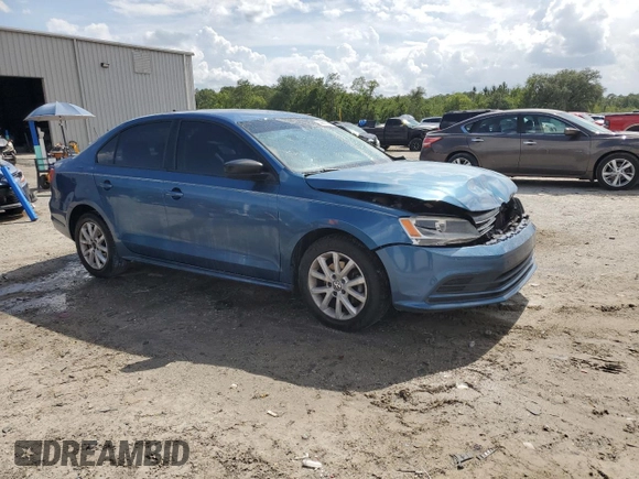 2015 Volkswagen Jetta SE z VIN 3VWD17AJ3FM225532, wystawiony jako Copart lot #59927475 z przebiegiem 155 863 mil mil oraz Szkoda całkowita • Salvage title. Historia ofert i sprzedaży dostępna na DreamBid. Obrazek 4.