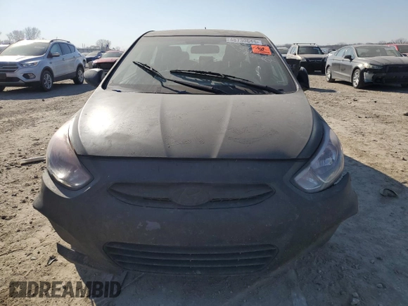 2017 Hyundai Accent SE with VIN KMHCT4AE5HU173728, listed as a Copart auction lot 48730645 with 0 mi miles and Non Repairable. Bid and sale history available at carsss.com. Image 5.
