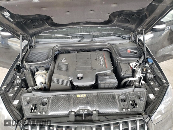 2022 Mercedes-Benz GLE 53 AMG with VIN 4JGFD6BBXNA787133, listed as a Copart auction lot 55322535 with 50,270 mi miles and Salvage title. Bid and sale history available at DreamBid. Image 11.
