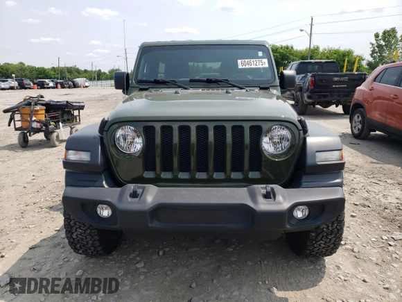 2021 Jeep Wrangler Unlimited Willys с VIN 1C4HJXDM4MW727070, выставлен на аукционе Copart как лот 60461275 с пробегом 42 078 миль миль и Списание • Salvage title. История ставок и продаж доступна на DreamBid. Изображение 5.