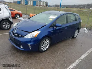 2013 Toyota Prius v Two with VIN JTDZN3EU4D3256443, listed as a IAAI auction lot 41203793 with 131,714 mi miles. Bid and sale history available at carsss.com. Image 17.