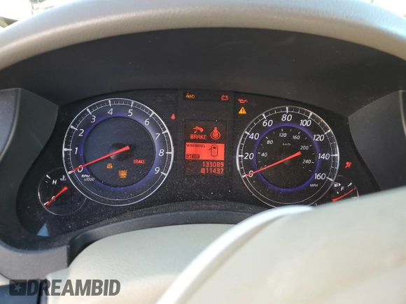 2008 Infiniti EX Journey with VIN JNKAJ09F28M360060, listed as a Copart auction lot 70466094 with 133,089 mi miles and Salvage Title. Bid and sale history available at DreamBid. Image 9.