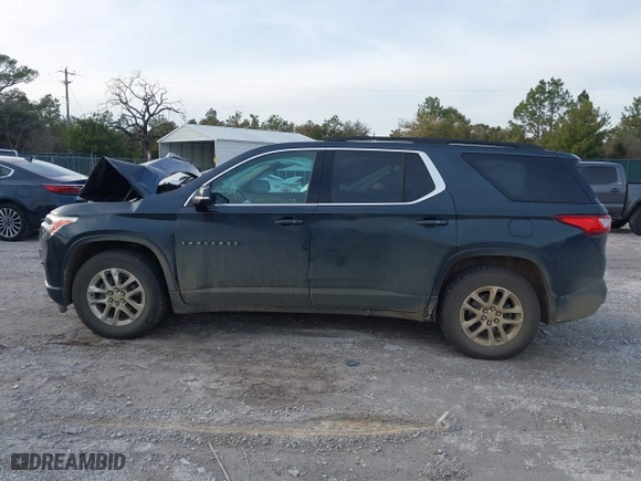 2021 Chevrolet Traverse LT Leather with VIN 1GNERHKW5MJ115986, listed as a IAAI auction lot 41420730 with 122,518 mi miles. Bid and sale history available at carsss.com. Image 14.