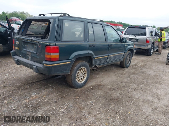 1993 Jeep Grand Cherokee Limited with VIN 1J4GZ78Y2PC540394, listed as a IAAI auction lot 42171655 with 94,417 mi miles and . Bid and sale history available at DreamBid. Image 4.