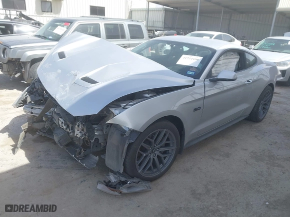 2018 Ford Mustang GT with VIN 1FA6P8CF1J5184220, listed as a IAAI auction lot 41724106 with 61,760 mi miles. Bid and sale history available at carsss.com. Image 17.