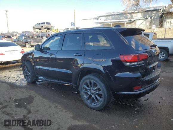 2019 Jeep Grand Cherokee Overland with VIN 1C4RJFCT9KC567905, listed as a Copart auction lot 88793685 with 47,571 mi miles and Salvage Title. Bid and sale history available at carsss.com. Image 2.