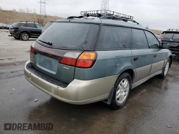 2002 Subaru Legacy Outback with VIN 4S3BH665826662609, listed as a Copart auction lot 48392445 with 198,448 mi miles and Salvage title. Bid and sale history available at DreamBid. Image 3.