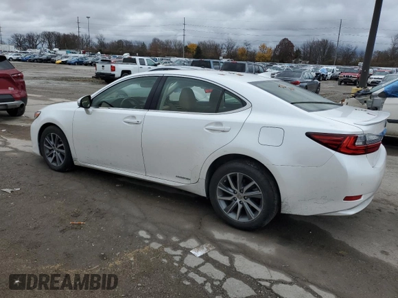 2016 Lexus ES 300h with VIN JTHBW1GG1G2113792, listed as a Copart auction lot 81995344 with 105,391 mi miles and Salvage title. Bid and sale history available at DreamBid. Image 2.