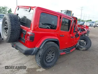 2021 Jeep Wrangler Unlimited Rubicon 392 z VIN 1C4JJXSJ0MW827483, wystawiony jako IAAI lot #42060337 z przebiegiem 34 625 mil mil oraz . Historia ofert i sprzedaży dostępna na DreamBid. Obrazek 4.