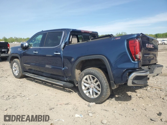 2021 GMC Sierra 1500 SLT z VIN 3GTU9DET6MG172925, wystawiony jako Copart lot #53908075 z przebiegiem 56 717 mil mil oraz Szkoda całkowita • Salvage title. Historia ofert i sprzedaży dostępna na DreamBid. Obrazek 2.