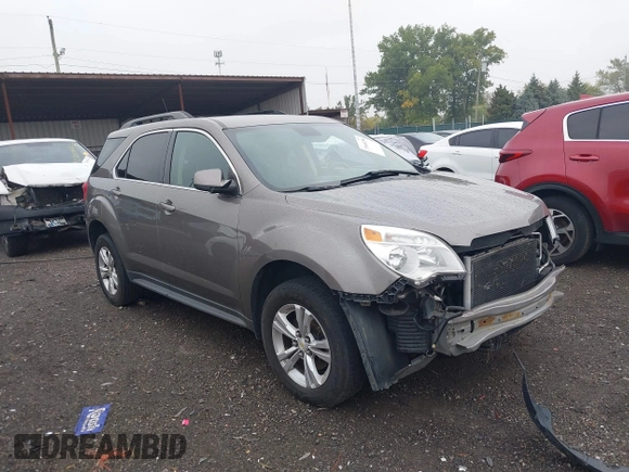 2012 Chevrolet Equinox LT w/1LT with VIN 2GNFLEE58C6380176, listed as a IAAI auction lot 37668158 with 128,958 mi miles. Bid and sale history available at carsss.com. Image 1.