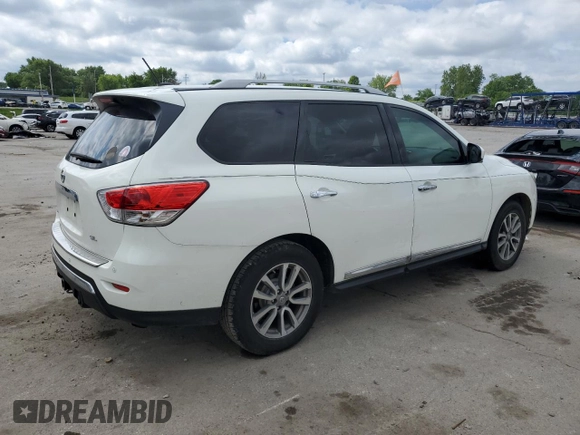 2015 Nissan Pathfinder S z VIN 5N1AR2MN6FC680372, wystawiony jako Copart lot #58603975 z przebiegiem 207 526 mil mil oraz Czysty tytuł • Clean title. Historia ofert i sprzedaży dostępna na DreamBid. Obrazek 3.