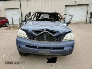 2005 Kia Sorento LX with VIN KNDJD733755421229, listed as a Copart auction lot 82718714 with 0 mi miles and Salvage Title. Bid and sale history available at carsss.com. Image 12.