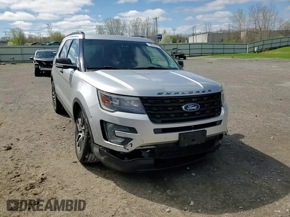 2017 Ford Explorer Sport with VIN 1FM5K8GT5HGA14201, listed as a Copart auction lot 55025635 with 116,415 mi miles and Salvage Title. Bid and sale history available at carsss.com. Image 15.