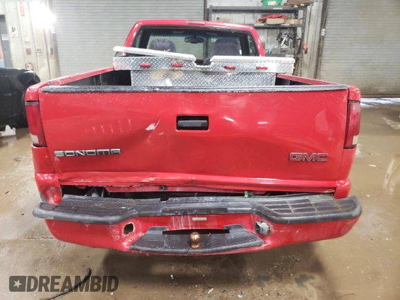 2000 GMC Sonoma with VIN 1GTCS1448YK194058, listed as a Copart auction lot 51225645 with 76,886 mi miles and Salvage Title. Bid and sale history available at carsss.com. Image 6.