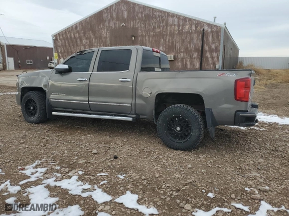 2017 Chevrolet Silverado 1500 LTZ with VIN 3GCUKSEJ8HG333353, listed as a Copart auction lot 84655294 with 0 mi miles and Salvage Title. Bid and sale history available at carsss.com. Image 2.