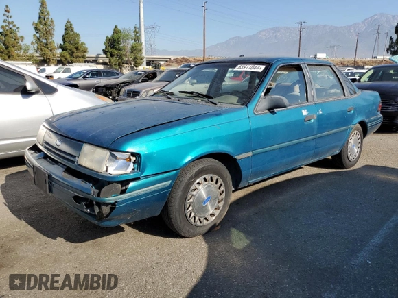 1993 Ford Tempo GL z VIN 2FAPP36X2PB168916, wystawiony jako Copart lot #63911044 z przebiegiem 30 114 mil mil oraz Czysty tytuł • Clean title. Historia ofert i sprzedaży dostępna na DreamBid. Obrazek 1.